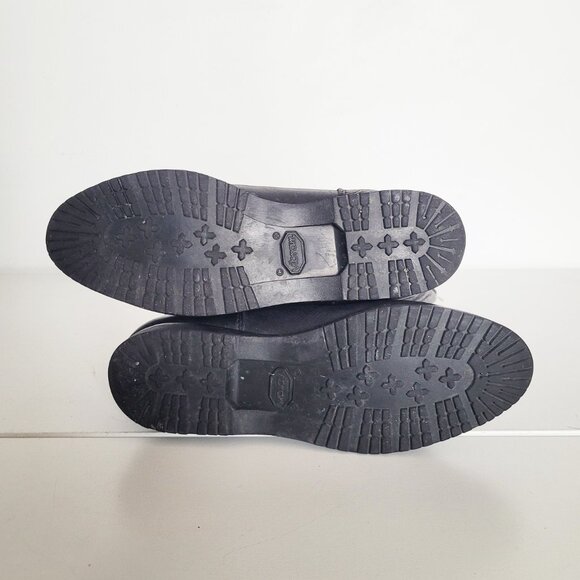 Roots Tall Black Leather Boots - Size 6 - Picture 4 of 8